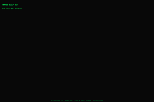 Arcade Bleep Kit – WordPress plugin