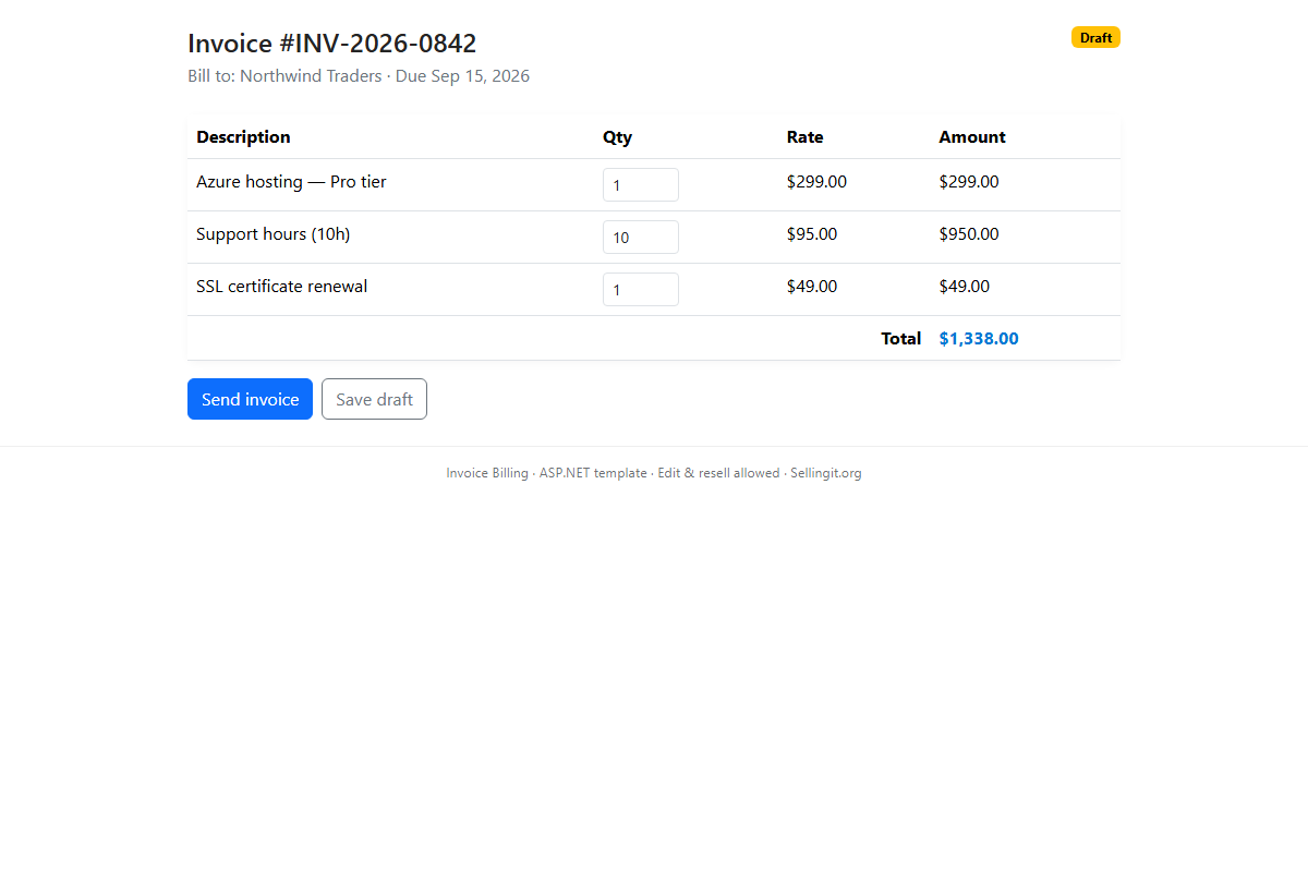 Invoice Billing