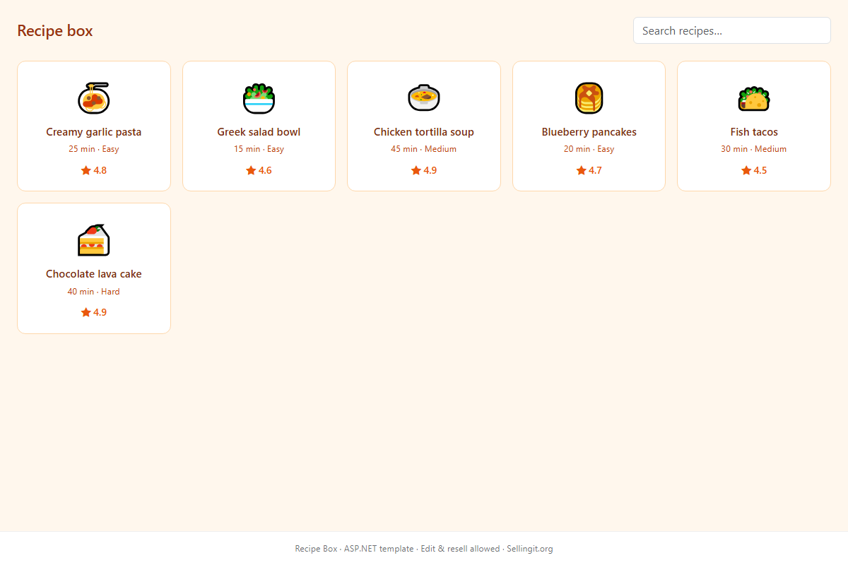 Recipe Box