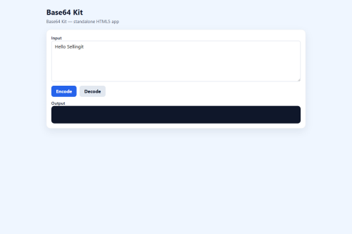 Base64 Kit – WordPress plugin