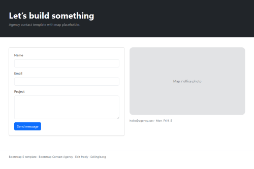 Bootstrap Contact Agency – WordPress plugin