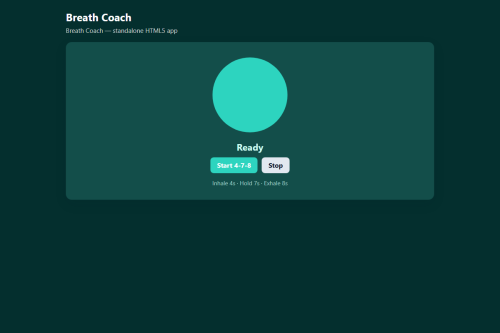 Breath Coach – WordPress plugin