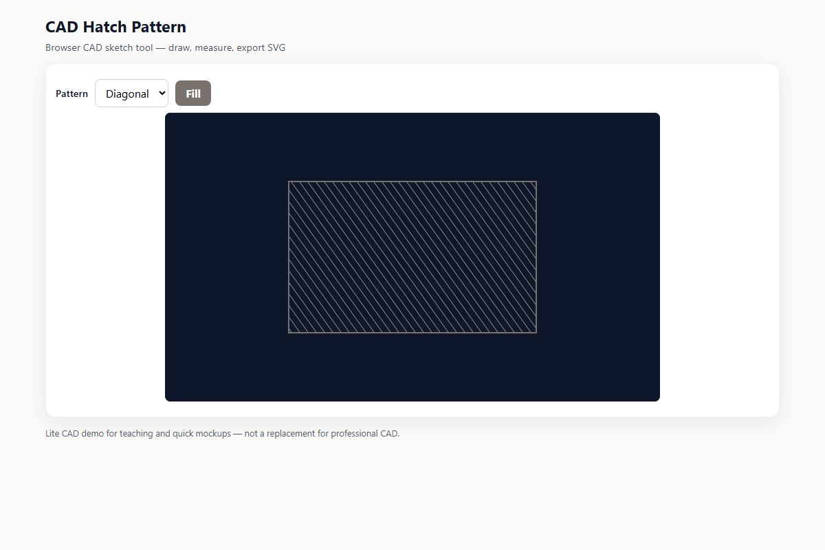 CAD Hatch Pattern