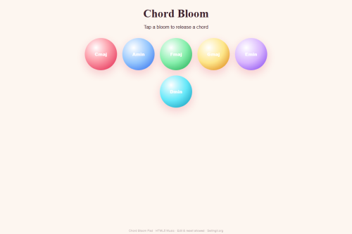 Chord Bloom Pad – WordPress plugin