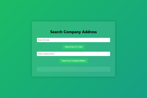 Company Search – WordPress plugin