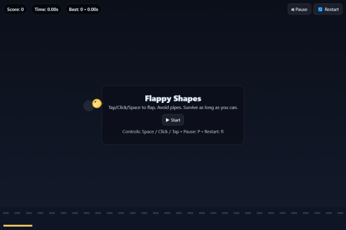 Flappy Shapes – WordPress plugin