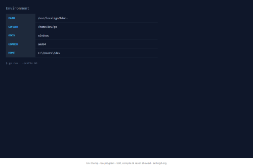 Env Dump – WordPress plugin
