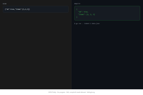 JSON Pretty – WordPress plugin