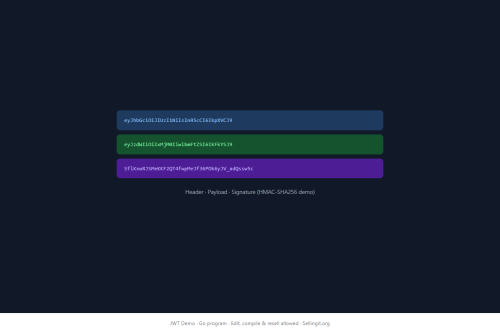 JWT Demo – WordPress plugin