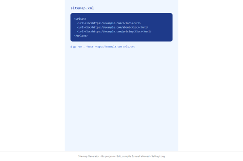 Sitemap Generator – WordPress plugin
