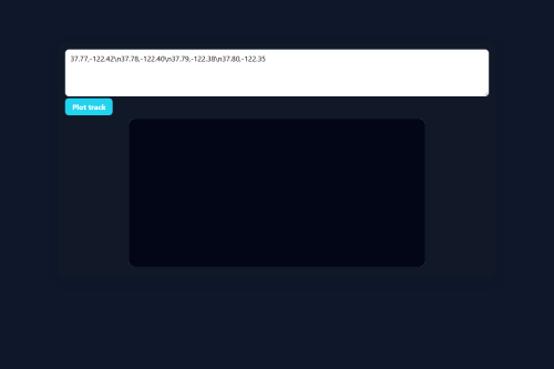 GPS Track Plotter – WordPress plugin