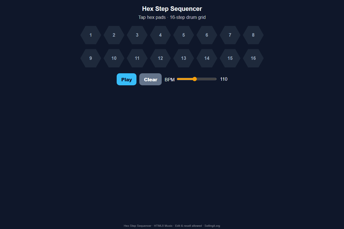 Hex Step Sequencer