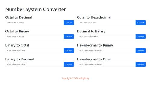 Number Converter – HTML5 app
