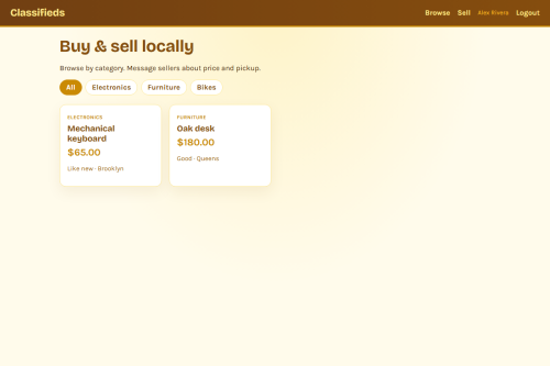 Classifieds – WordPress plugin