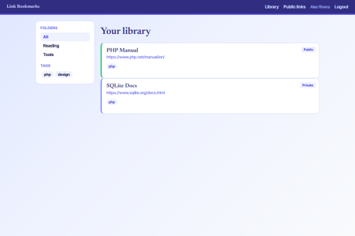 Link Bookmarks – WordPress plugin