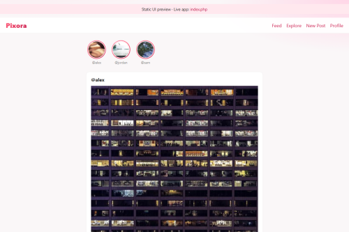 Pixora Network – WordPress plugin