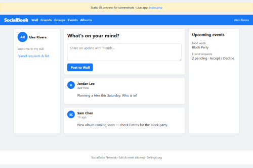 SocialBook Network