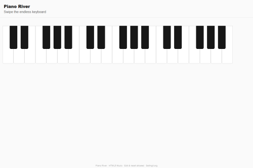 Piano River – WordPress plugin