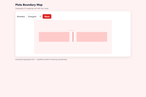 Plate Boundary Map – WordPress plugin