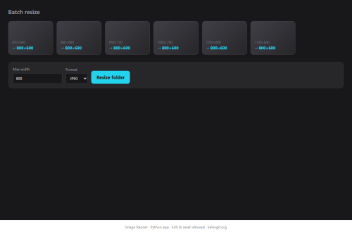 Image Resizer – WordPress plugin