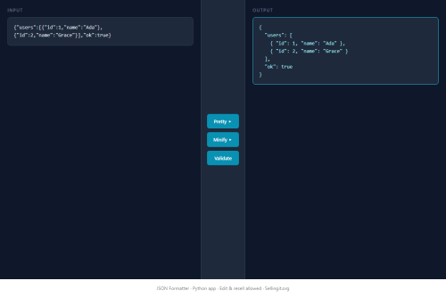 JSON Formatter – WordPress plugin