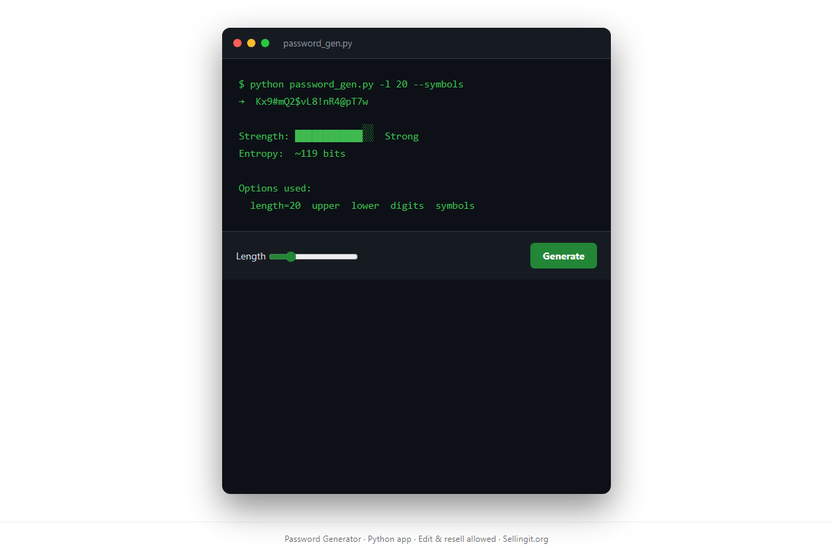 Password Generator