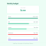 Budget Planner – HTML5 app