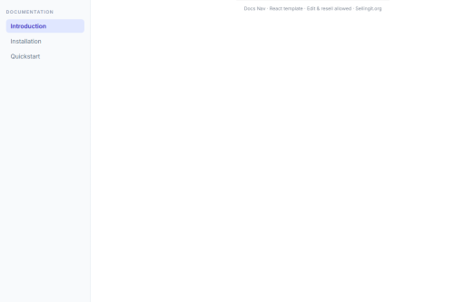 Docs Nav – HTML5 app