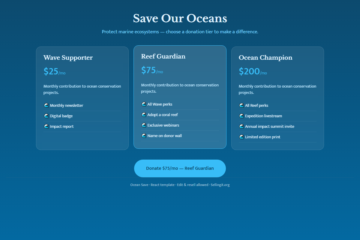 Ocean Save