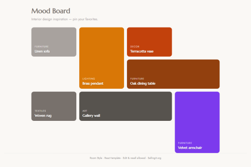 Room Style – HTML5 app