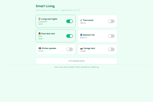 Smart Living – WordPress plugin