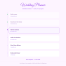 Vow Planner – HTML5 app