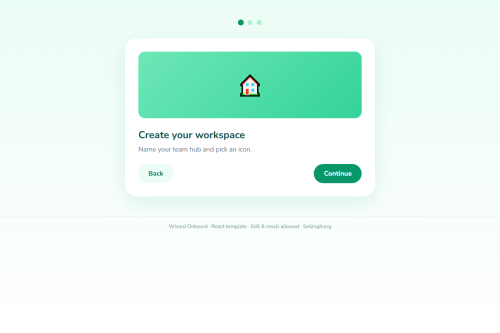 Wizard Onboard – WordPress plugin
