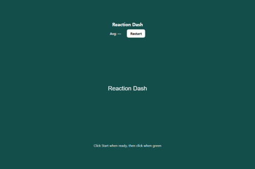 Reaction Dash – WordPress plugin