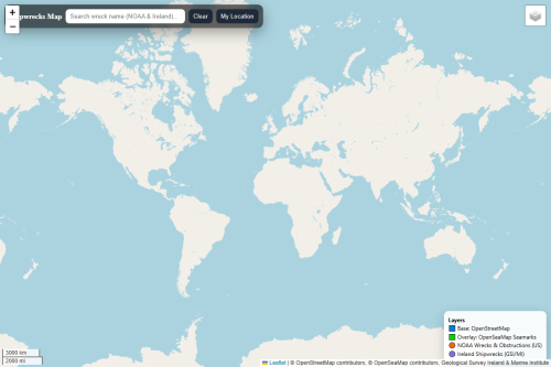 Shipwreck Map – WordPress plugin