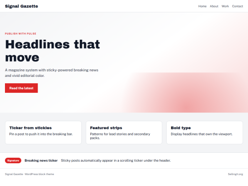 Signal Gazette – WordPress plugin