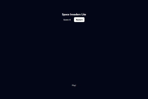 Space Invaders Lite – WordPress plugin