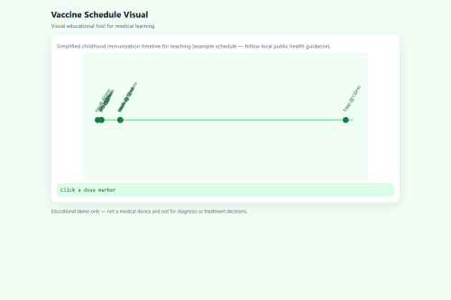 Vaccine Schedule Visual – WordPress plugin