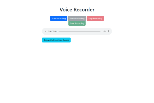 Voice Recorder – WordPress plugin