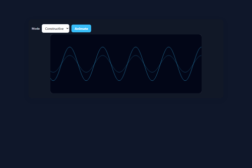 Wave Interference Lab – WordPress plugin