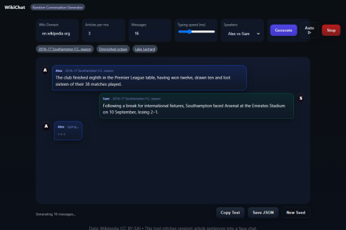 Wiki Chat – WordPress plugin