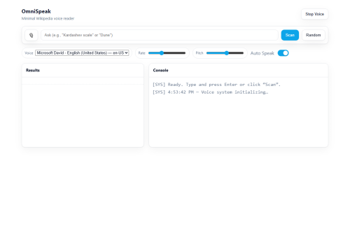 Wiki Speak – WordPress plugin