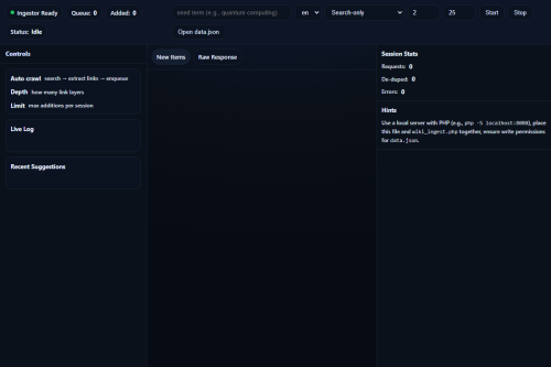 Wiki Stream – WordPress plugin
