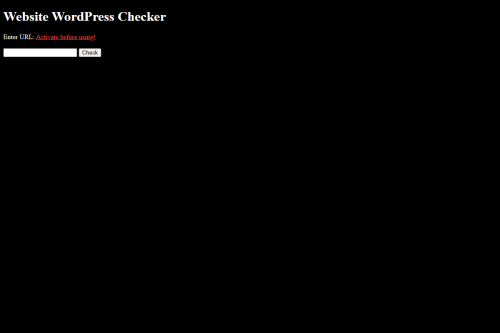 WordPress Checker – WordPress plugin
